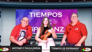 Antonio y Paula Jávega en «Tiempos de esperanza»