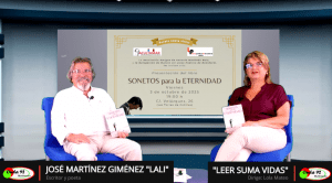 José Martínez Giménez “Lali” plasma en su libro “Sonetos para la eternidad” los tremendos sentimientos y emociones vividas por la pérdida de su amada esposa
