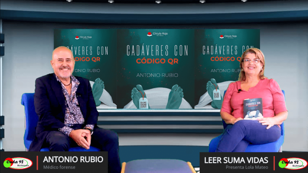 El forense Antonio Rubio presenta su novela «Cadáveres con código QR ...