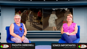 El vídeo viral de Paquita Carbonell, «la abuela del patín», recibe más de dos millones de visitas