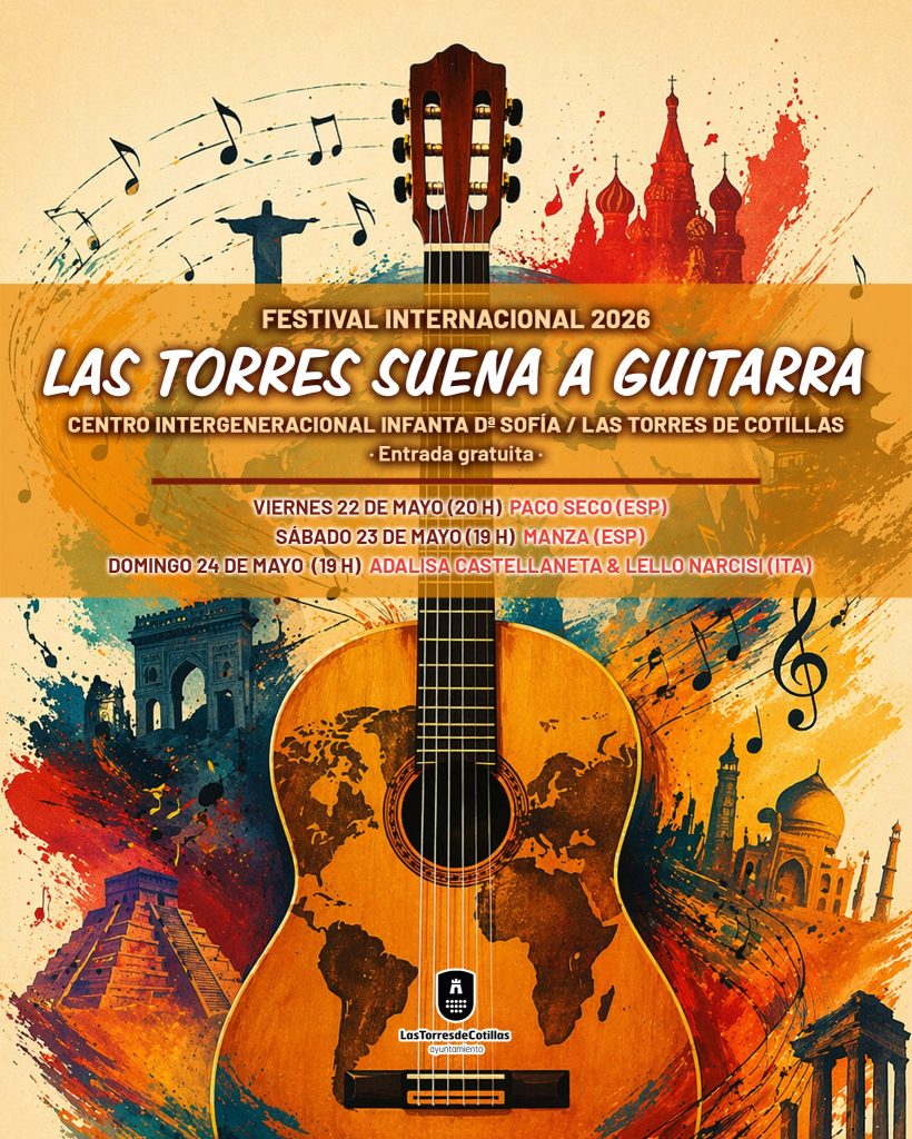 LAS TORRES SUENA A GUITARRA Cartel