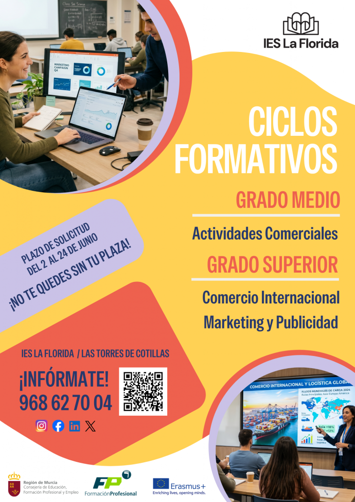 Cartel promocion FP digital FP La Florida