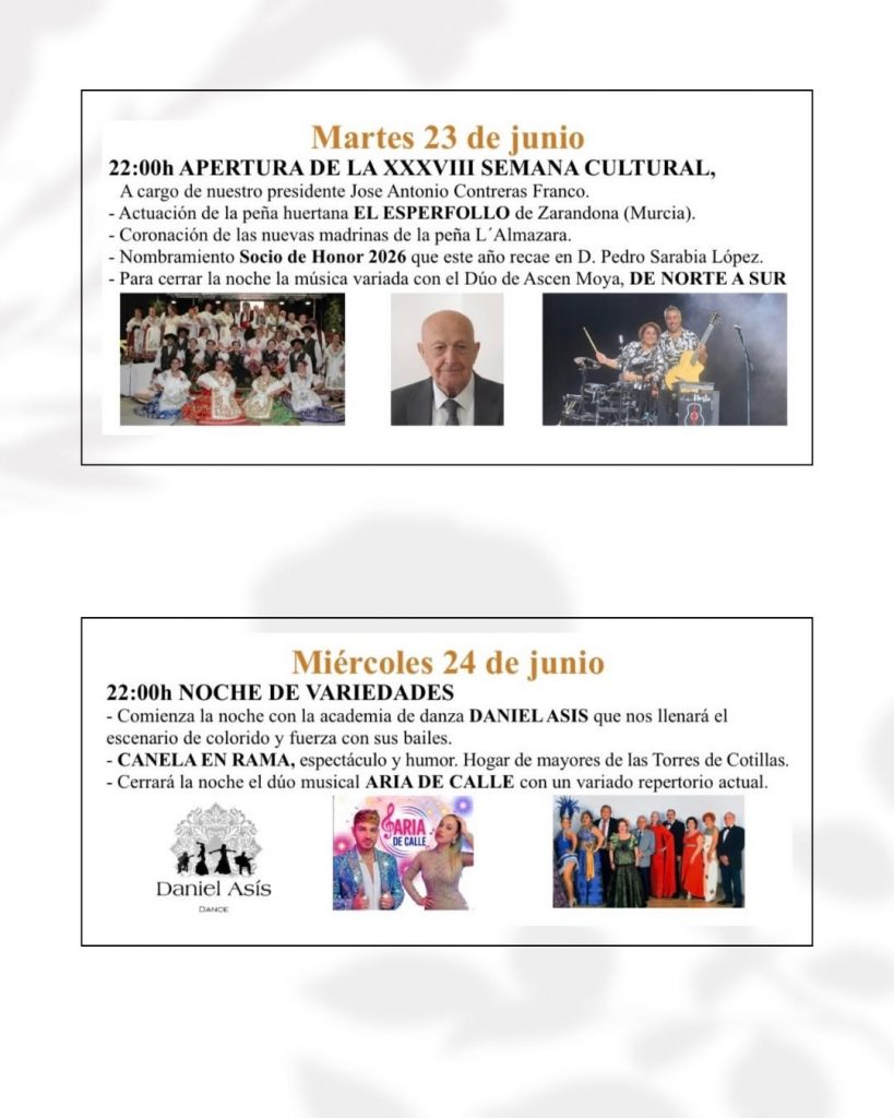 XXXVIII Semana Cultural Peña Lalmazara1